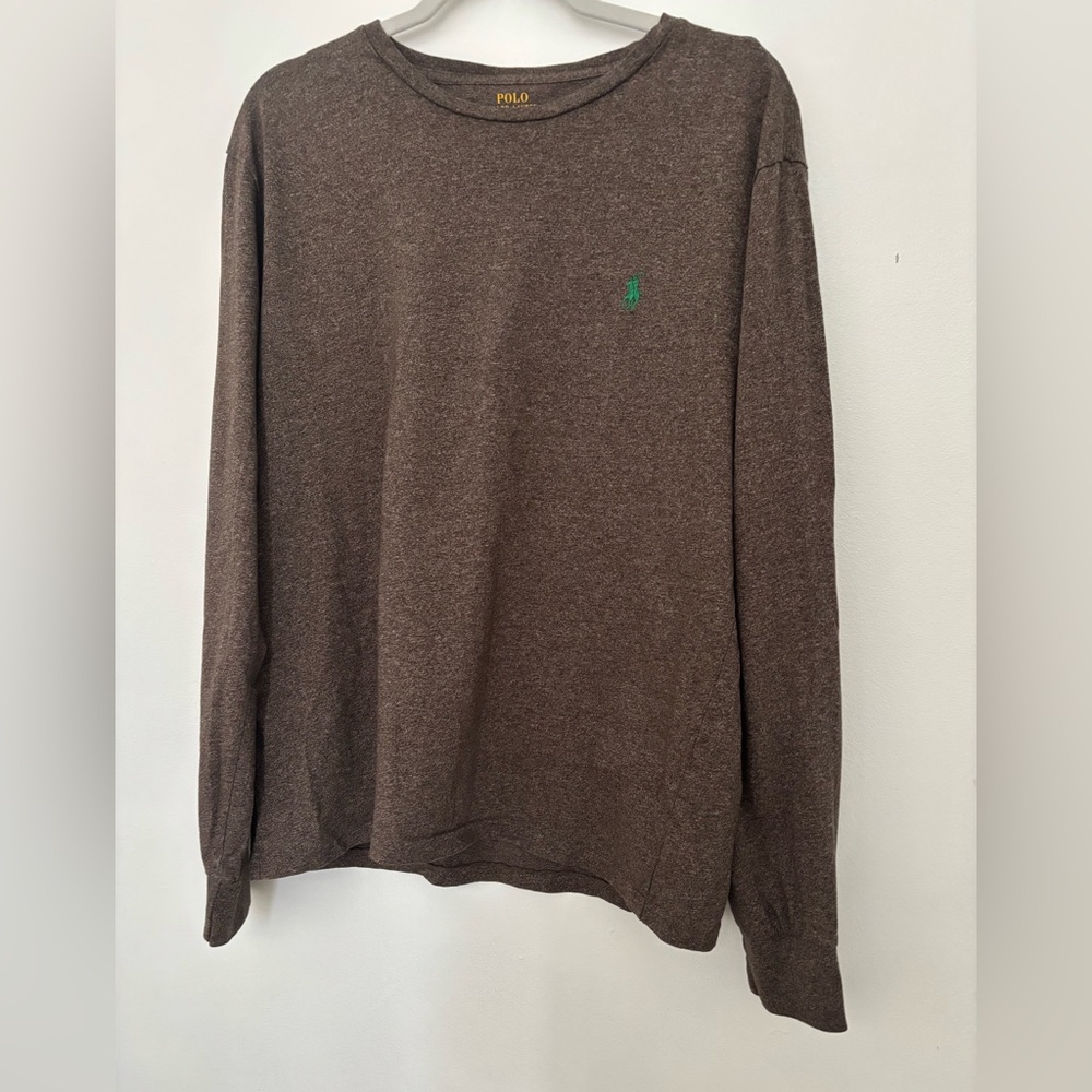 Polo Ralph Lauren Heather Brown Soft Long Sleeve